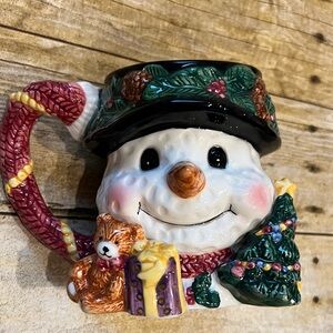 Festive Snowman Holiday Mug